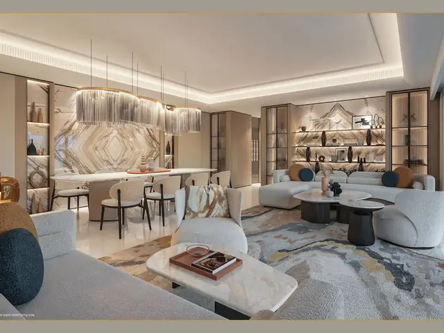 Lodha Massimo Baner — super-sized living and dining area