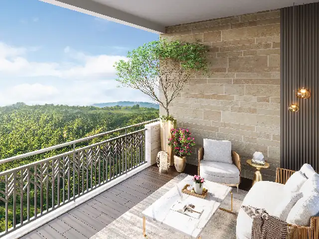 Lodha Massimo Baner — grand double-height tower entrance